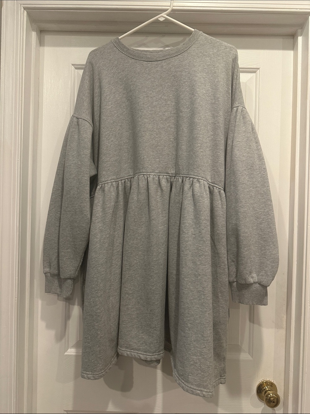 American Eagle Gray Sweatshirt Dress